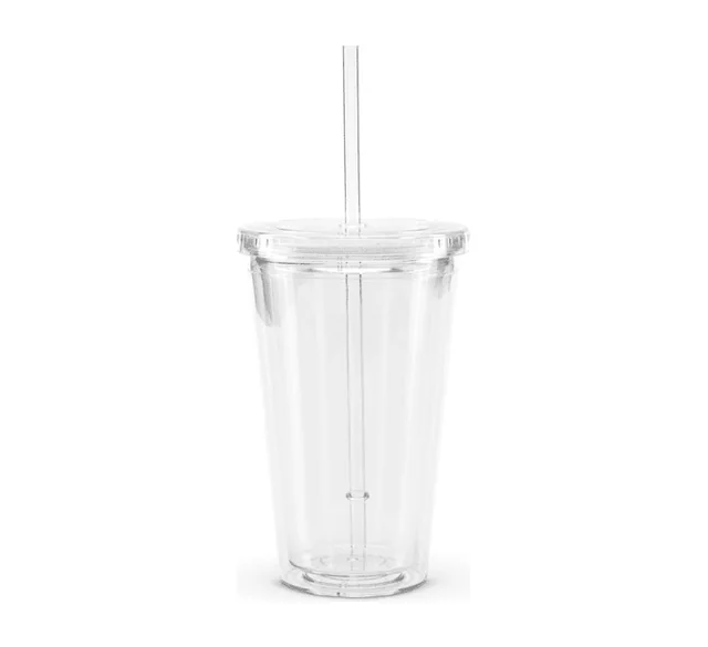 Clear tumbler