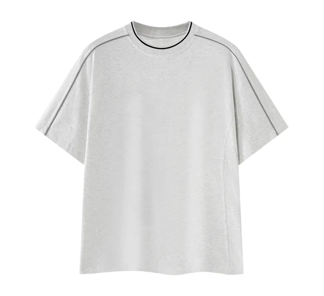 Contrast tape tee