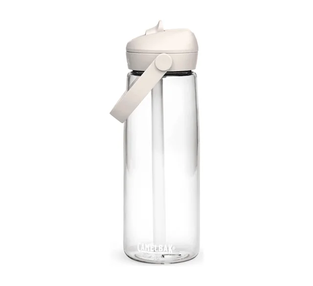 Flip-straw bottle