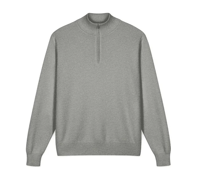 Knit quarter-zip