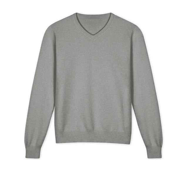 Knit V-neck sweater