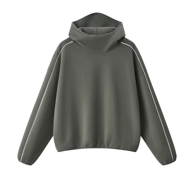 Piping hoodie