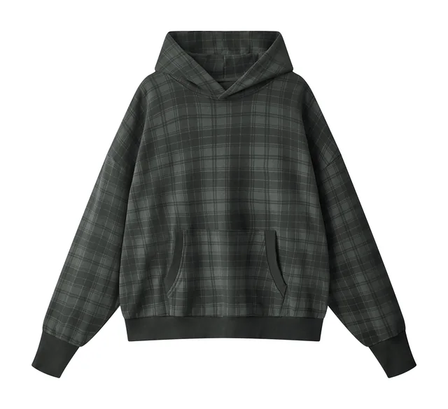 Plaid hoodie