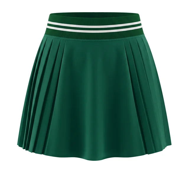 Pleated mini skirt