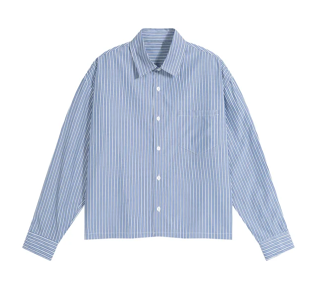 Striped button-up