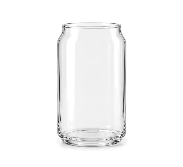 Can-shaped glass